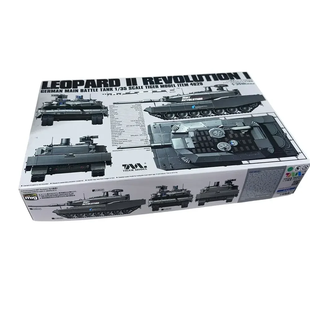 Tiger Model 4629 1/35 German Main Battle Tank Leopard II Revolution I New Open